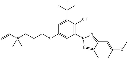122430-79-9 2-TERT-BUTYL-4-[3-(DIMETHYLVINYLSILANYL)PROPOXY]-6-(5-METHOXYBENZOTRIAZOL-2-YL)-PHENOL