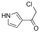 Ethanone, 2-chloro-1-(1H-pyrrol-3-yl)- (9CI) Structure