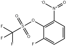 2-Fluoro-6-nitrophenyl trifluoromethanesulphonate Structure