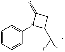 1-Phenyl-4-(trifluoroMethyl)azetidin-2-one Structure