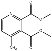 2,3-Pyridinedicarboxylicacid,4-amino-,dimethylester(9CI) 구조식 이미지