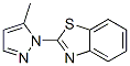 Benzothiazole, 2-(5-methyl-1H-pyrazol-1-yl)- (9CI) Structure