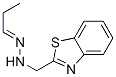 Propanal, 2-benzothiazolylmethylhydrazone (9CI) Structure