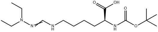 BOC-HOMOARG(ET)2-OH Structure