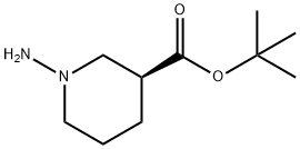 (S)-tert-Butyl 1-aMinopiperidine-3-carboxylate 구조식 이미지