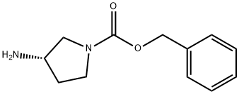 (S)-3-아미노-1-CBZ-피롤리딘 구조식 이미지