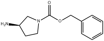 (R)-3-AMINO-1-CBZ-PYRROLIDINE 구조식 이미지