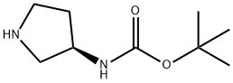 (R)-3-(Boc-amino)pyrrolidine Structure