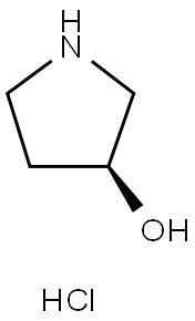 (S)-3-Hydroxypyrrolidine hydrochloride 구조식 이미지
