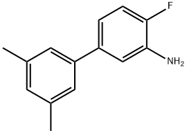 [1,1'-Biphenyl]-3-aMine, 4-fluoro-3',5'-diMethyl- 구조식 이미지