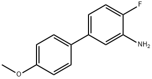 [1,1'-Biphenyl]-3-aMine, 4-fluoro-4'-Methoxy- Structure