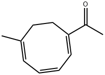 Ethanone, 1-(6-methyl-1,3,5-cyclooctatrien-1-yl)- (9CI) 구조식 이미지