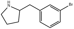 Pyrrolidine, 2-[(3-bromophenyl)methyl]- Structure