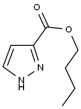 1H-Pyrazole-3-carboxylicacid,butylester(9CI) Structure