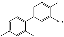 [1,1'-Biphenyl]-3-aMine, 4-fluoro-2',4'-diMethyl- 구조식 이미지
