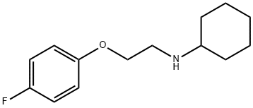 N-(2-(4-플루오로페녹시)에틸)사이클로헥산아민 구조식 이미지