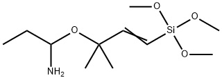 3-(1-AMINOPROPOXY)-3.3-DIMETHYL-1-PROPENYLTRIMETHOXYSILANE Structure