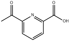 6-Acetylpyridine-2-carboxylic acid 구조식 이미지
