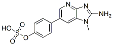 4-(2-amino-1-methylimidazo(4,5-b)pyrid-6-yl)phenyl sulfate 구조식 이미지