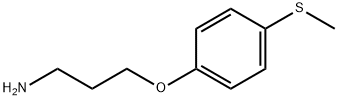 3-[4-(Methylthio)phenoxy]propylamine Structure
