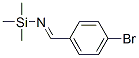 Trimethylsilylamine, N-(4-bromobenzylidene)- Structure