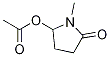 5-(acetyloxy)-1-Methyl-2-Pyrrolidinone Structure