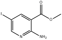 2-AMino-5-iodo-nicotinic acid Methyl ester Structure