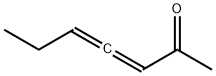 3,4-헵타디엔-2-온(9CI) 구조식 이미지