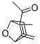 Ethanone, 1-(2-methyl-3-methylene-7-oxabicyclo[2.2.1]hept-5-en-2-yl)-, endo- Structure