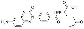 N-(4-(3-oxo-6-amino-2,3-dihydro-1,2,4-benzotriazin-2-yl)benzoyl)glutamic acid Structure