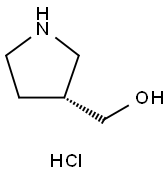 (R)-3-HydroxyMethylpyrrolidine hydrochloride Structure
