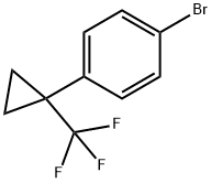 1-브로모-4-(1-트리플루오로메틸-시클로프로필)-벤젠 구조식 이미지