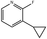 3-사이클로프로필-2-플루오로피리딘 구조식 이미지