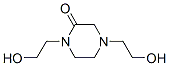 Piperazinone, 1,4-bis(2-hydroxyethyl)- (9CI) Structure