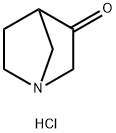 1-azabicyclo[2.2.1]heptan-3-one hydrochloride Structure