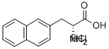 (R)-2-Amino-3-(2-naphthalenyl)propanoic acid hydrochloride Structure