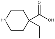 4-ethyl-4-piperidinecarboxylic acid(SALTDATA: 0.95HCl 0.07dioxane) Structure