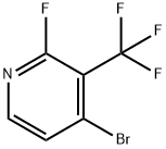 4-Bromo-2-fluoro-3-(trifluoromethyl)pyridine Structure