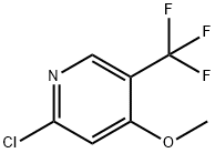 2-Chloro-4-methoxy-5-(trifluoromethyl)pyridine Structure