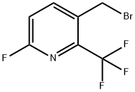 3-Bromomethyl-6-fluoro-2-(trifluoromethyl)pyridine Structure