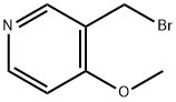 3-(broMoMethyl)-4-Methoxypyridine Structure