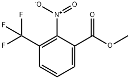 Benzoic acid, 2-nitro-3-(trifluoromethyl)-, methyl ester Structure