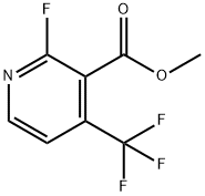 Methyl 2-fluoro-4-(trifluoromethyl)nicotinate 구조식 이미지