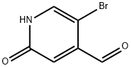 4-Pyridinecarboxaldehyde, 5-broMo-1,2-dihydro-2-oxo- Structure