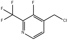 4-Chloromethyl-3-fluoro-2-(trifluoromethyl)pyridine 구조식 이미지