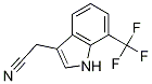 1H-Indole-3-acetonitrile, 7-(trifluoroMethyl)- Structure