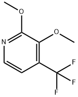 2,3-Dimethoxy-4-(trifluoromethyl)pyridine Structure