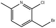 3-(broMoMethyl)-2-chloro-6-Methylpyridine Structure