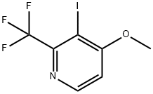 3-Iodo-4-methoxy-2-(trifluoromethyl)pyridine Structure