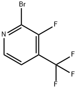 3-플루오로-2-브로모-4-(트리플루오로메틸)피리딘 구조식 이미지